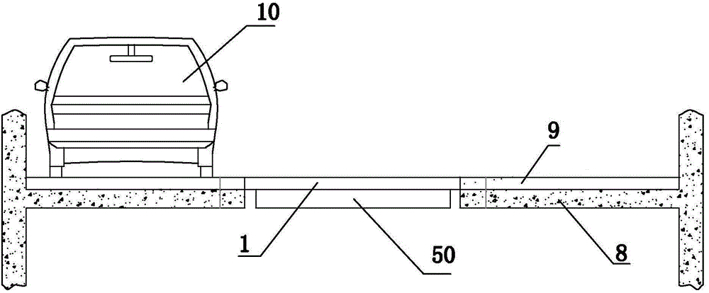 Stereo garage bidirectional vehicle storing and taking device