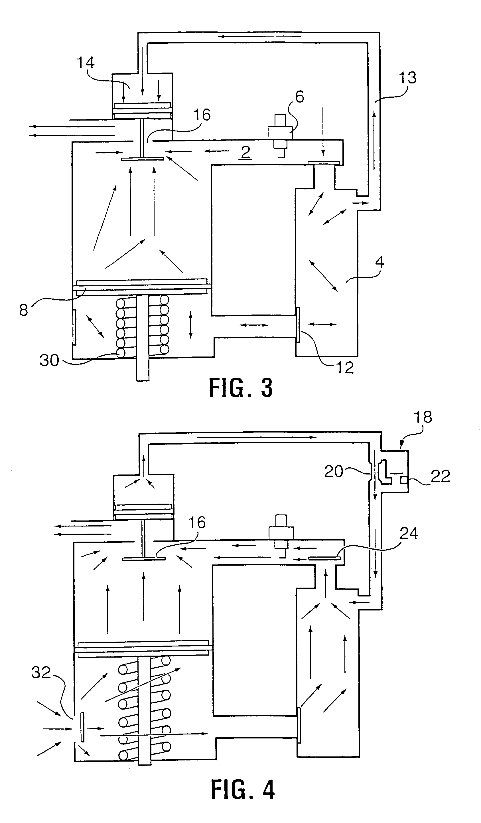 Scavenging system for intermittent linear motor