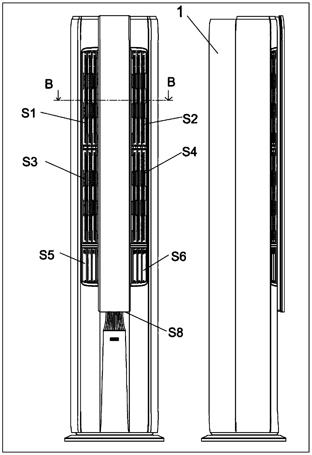 Cabinet air conditioner, air outlet control method thereof and computer readable storage medium