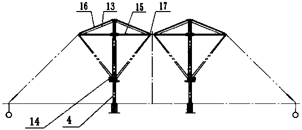 A device and method for remote automatic laying and collecting of agricultural protective nets