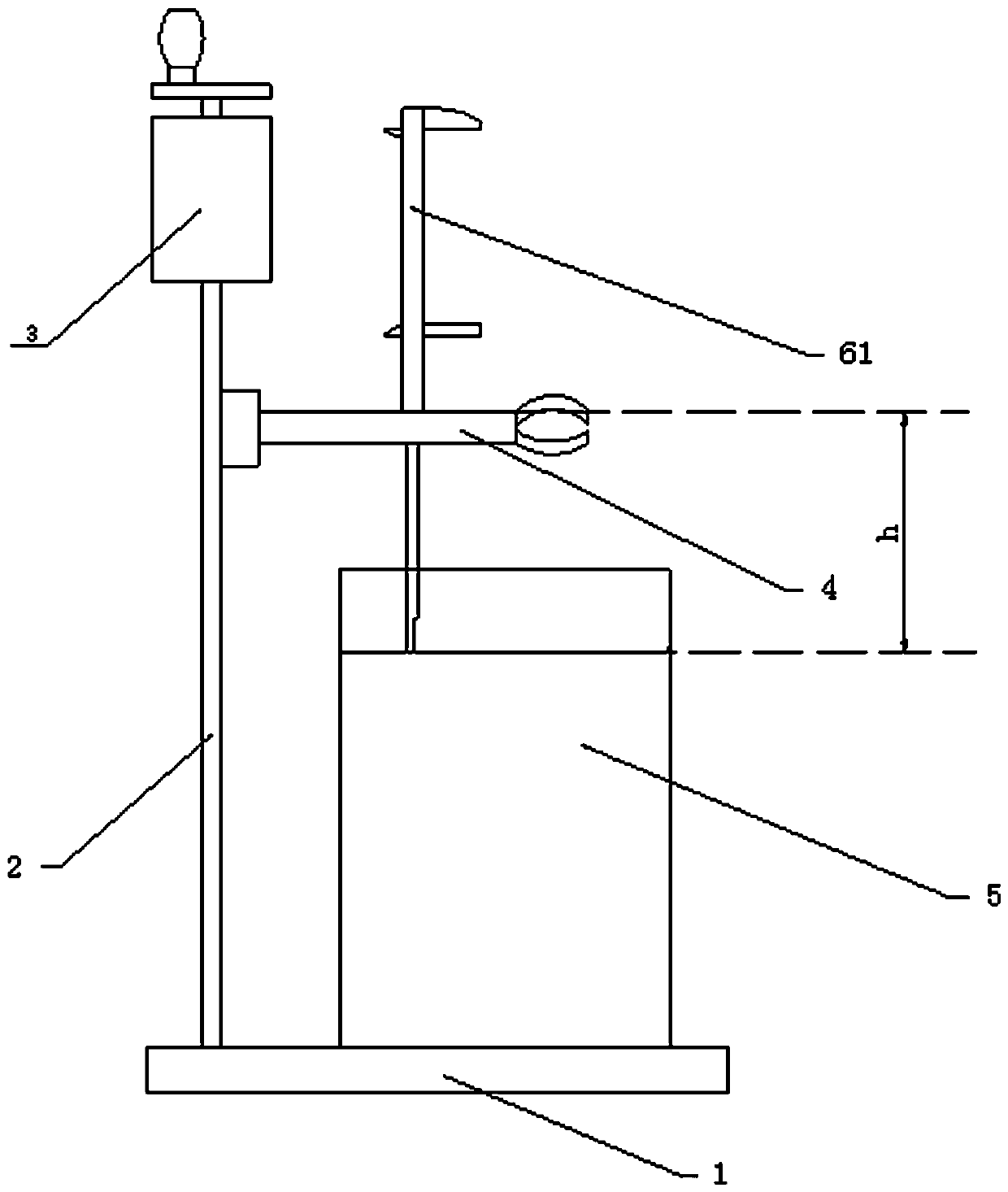 Static liquid level based liquid level alarm switch detection method and alarm line calibration method