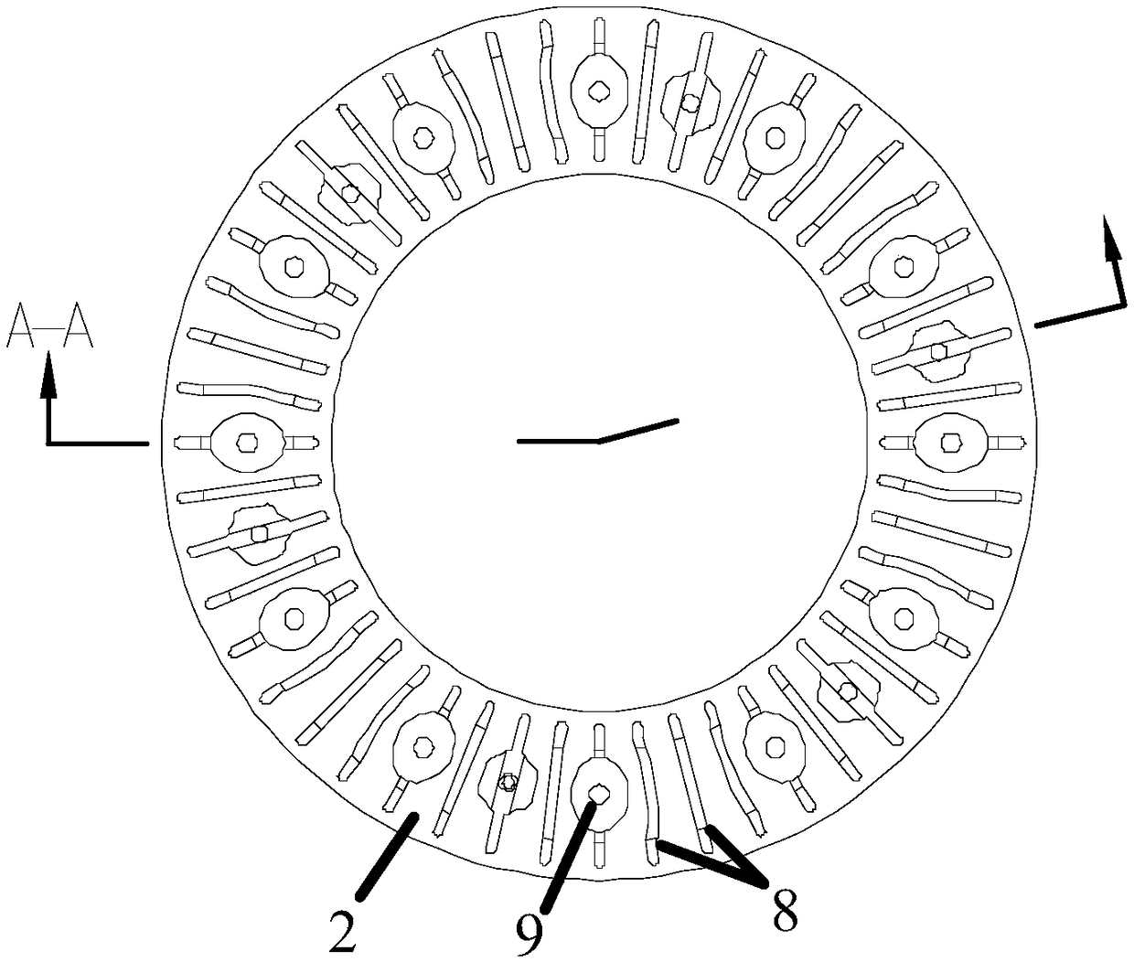 Combined brake disc and braking device