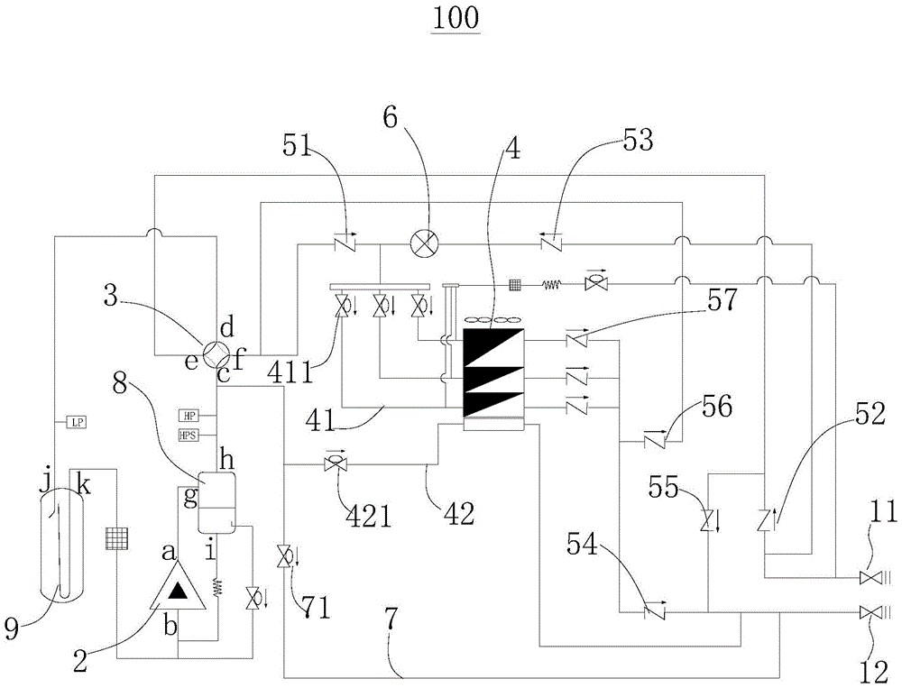 Heat recovery multi-split outdoor unit and heat recovery multi-split