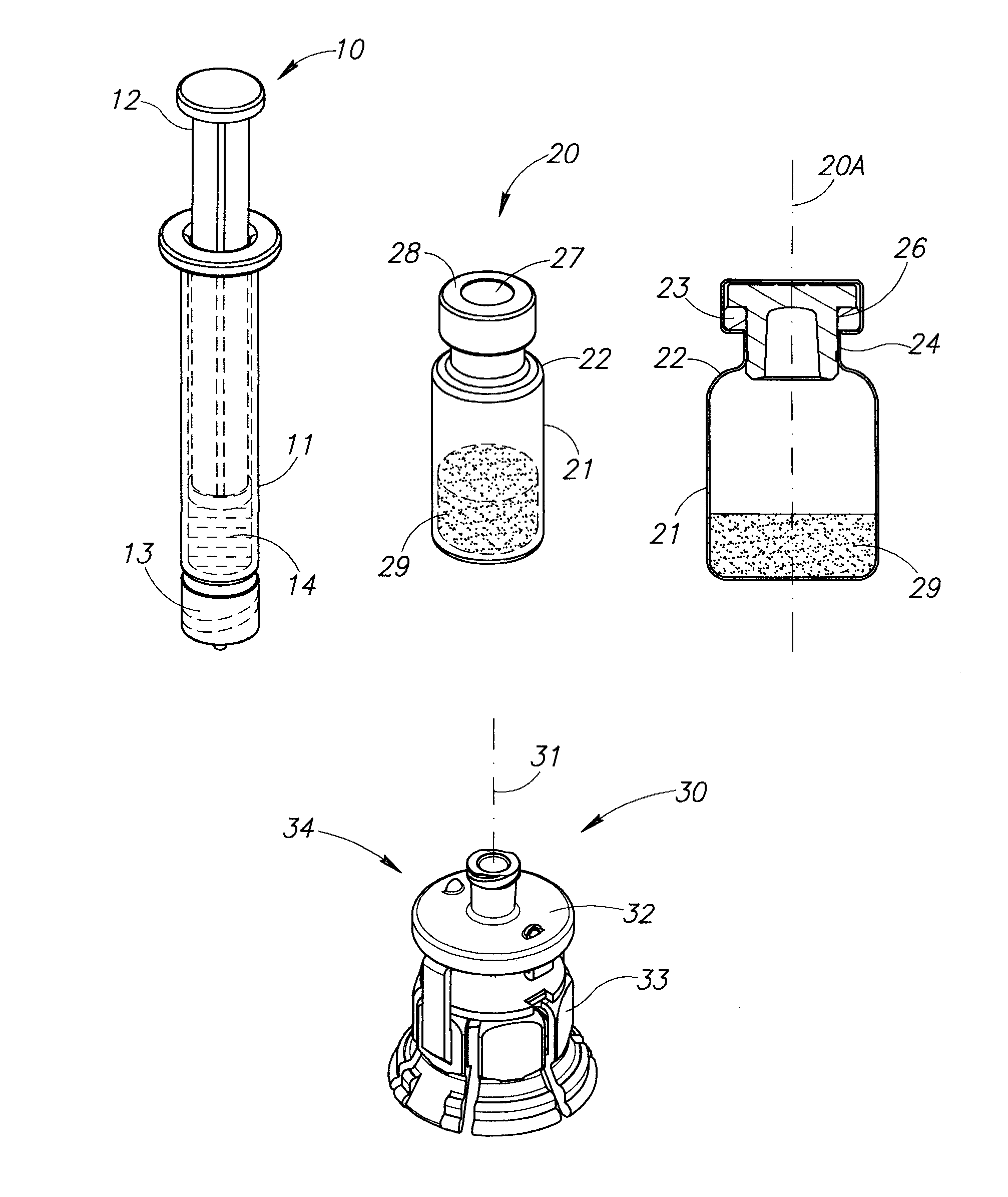 Telescopic female drug vial adapter