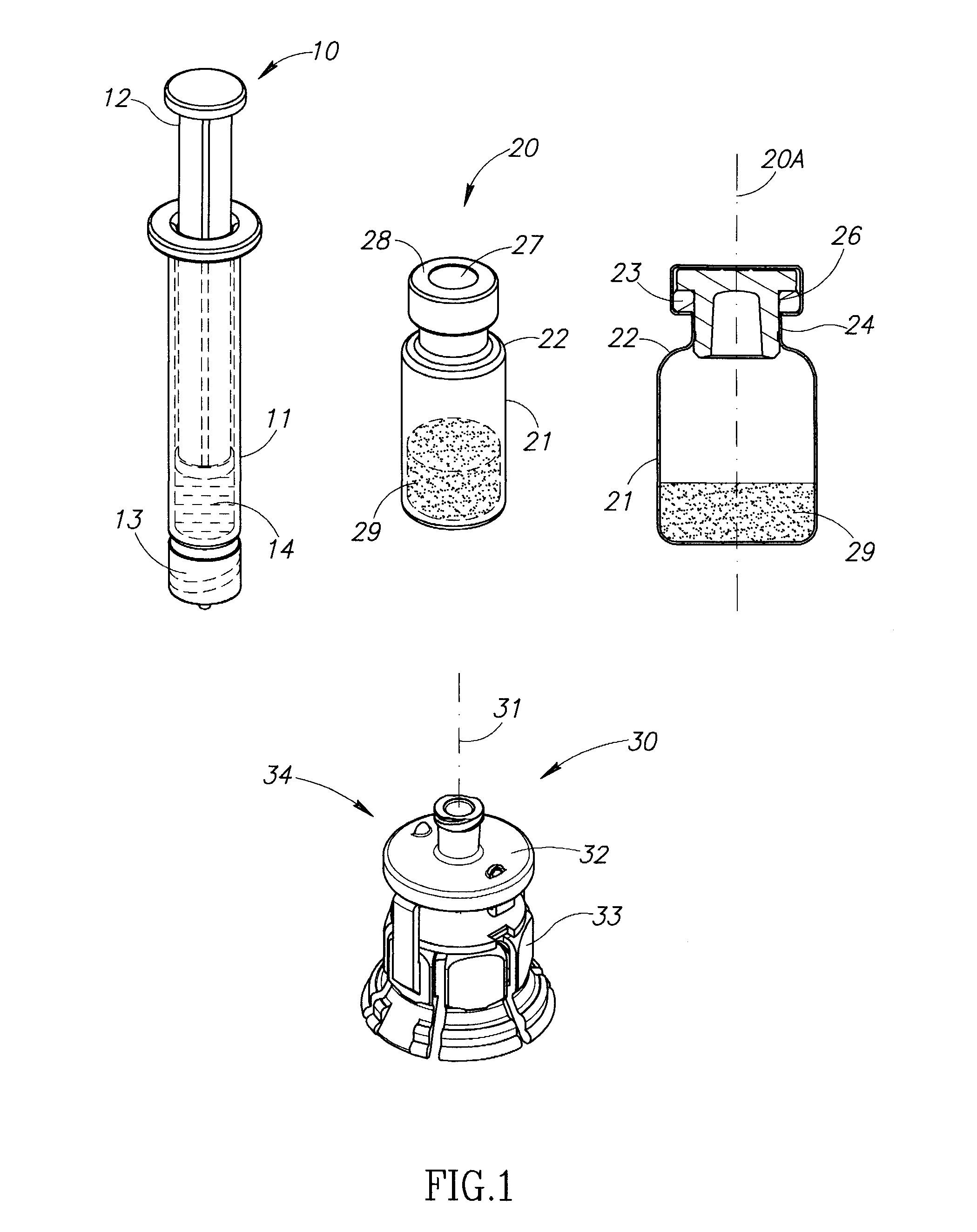 Telescopic female drug vial adapter