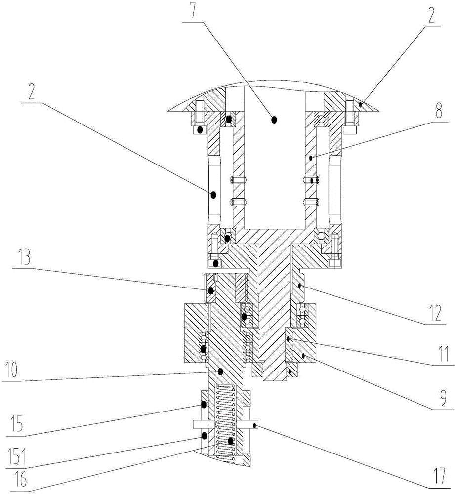 Efficient ball core grinding device