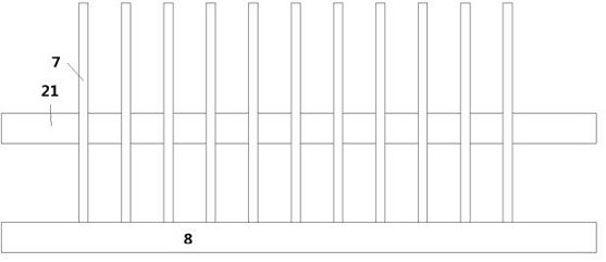 Loop heat pipe system with variable pipe diameters of heat release pipe sets