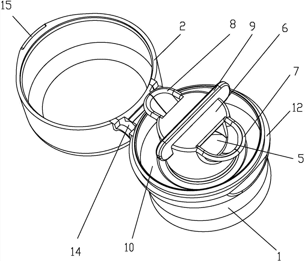 Plastic bottle cap