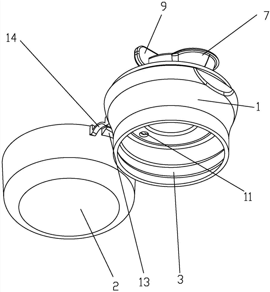 Plastic bottle cap