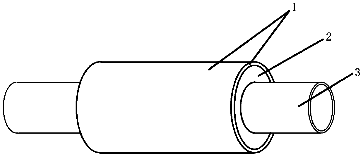 Flexible solid flame-retardant material and cable fireproof flame-retardant sheath with same