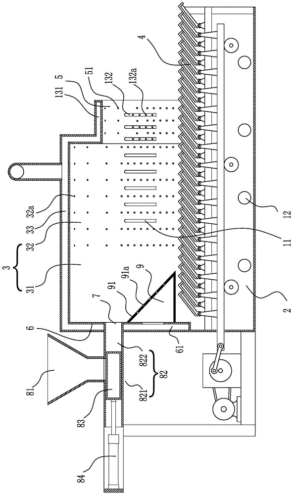 Biomass high-temperature gasification boiler burner