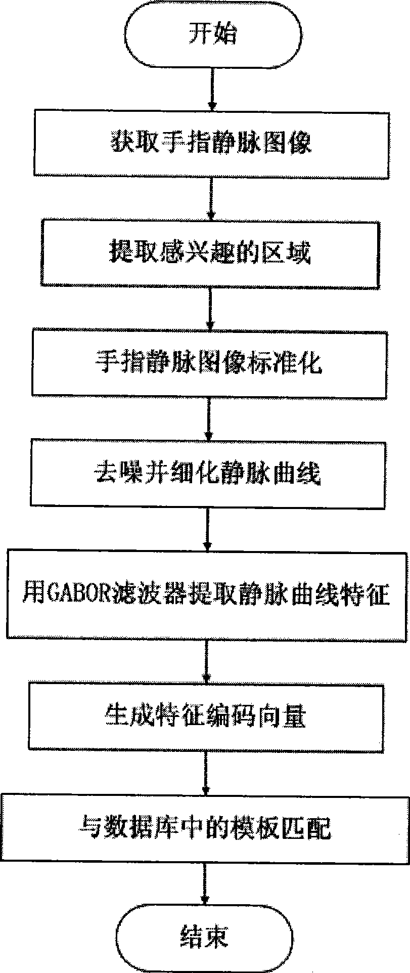 Finger vein recognition system