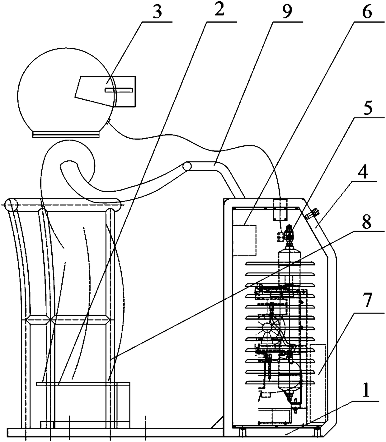 Community science popularization experience system and experience method