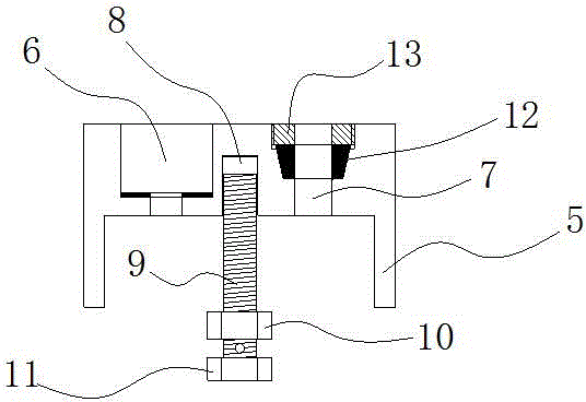 Dam seepage pressure measuring device