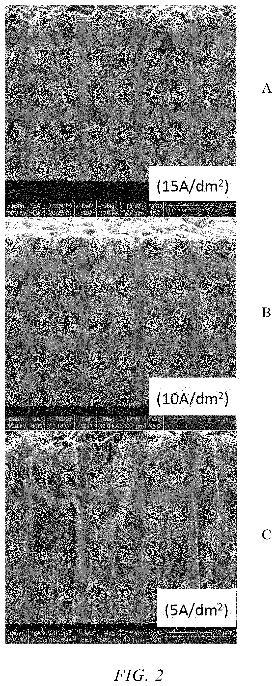 Bamboo-like copper crystal particles having a highly preferred orientation