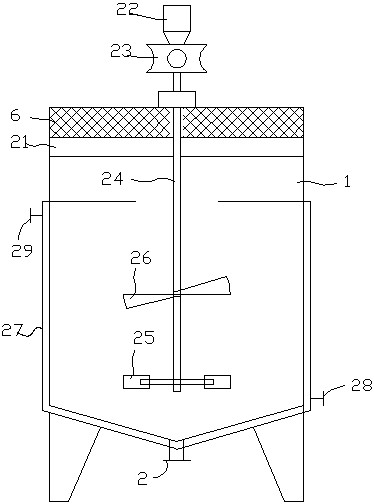 A kind of method that mechanical stirring method produces rose vinegar