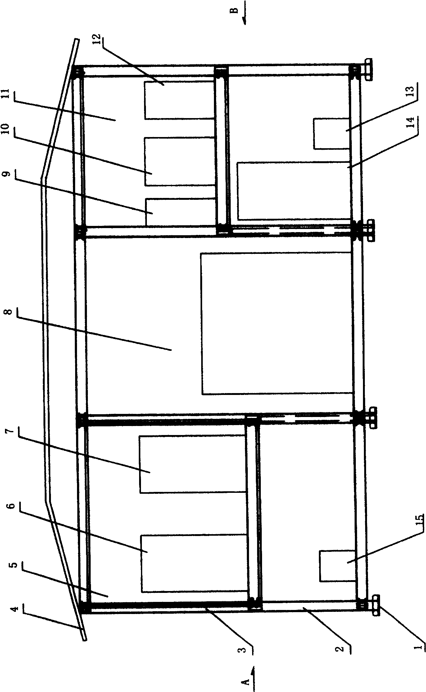 Surface protection type integrated transformer substation