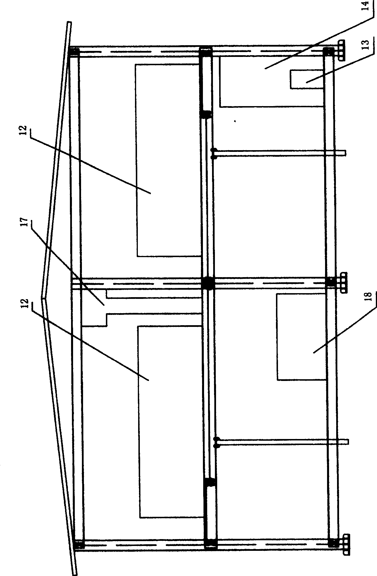 Surface protection type integrated transformer substation