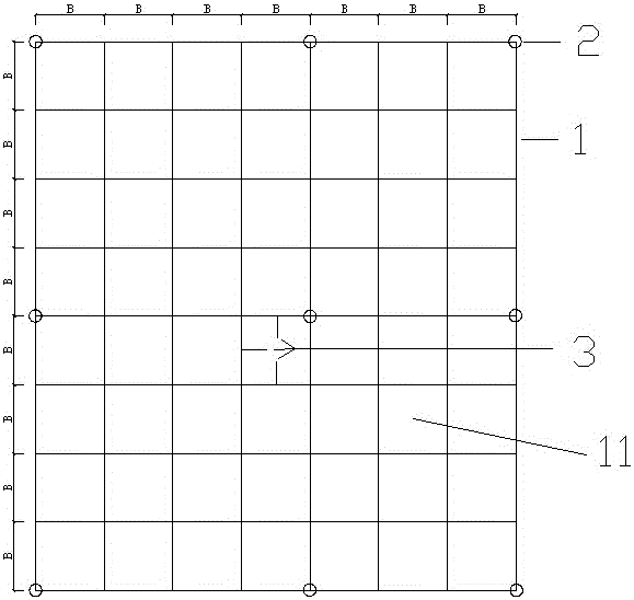 Small-resistance grounding grid for large-scale equipment and its design and construction method