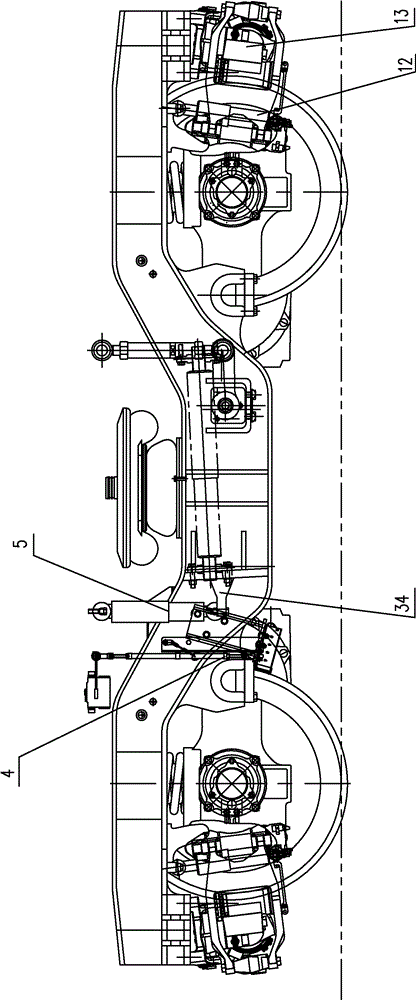 Meter gauge bogie