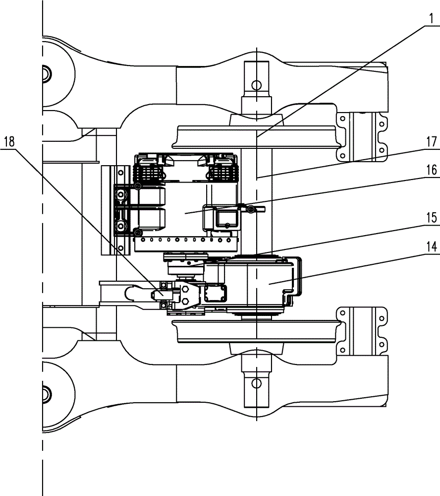 Meter gauge bogie