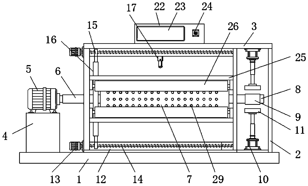 Controllable-take-up-diameter take-up device facilitating automatic unloading