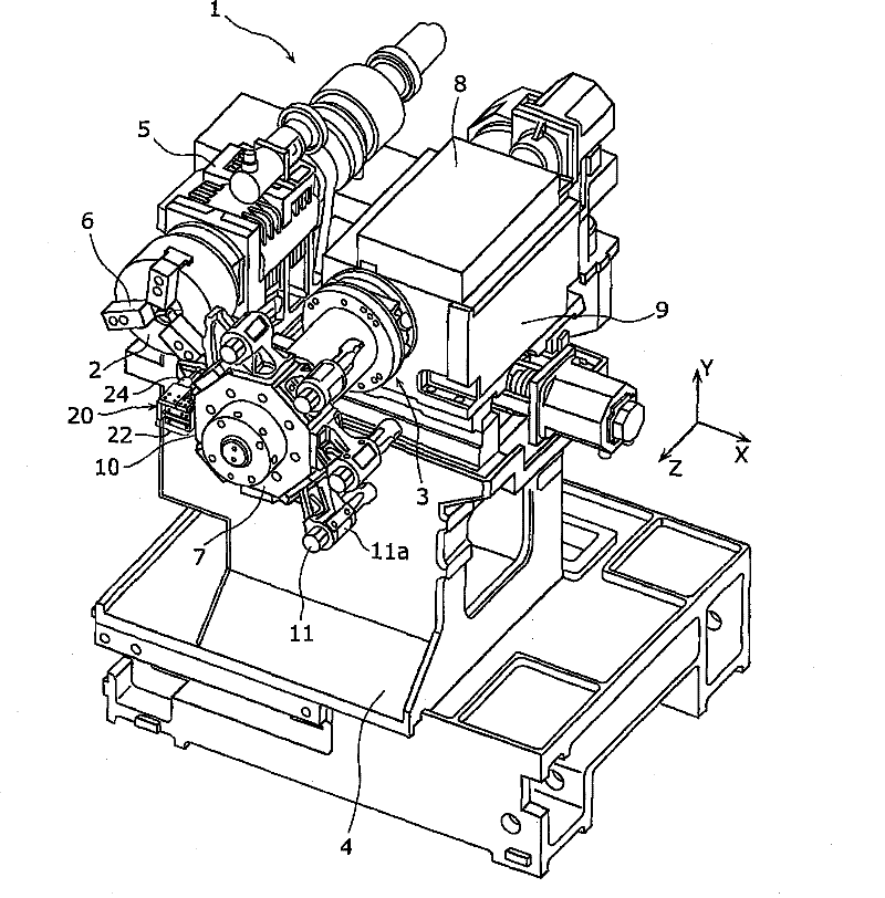 Machine tool, sensor module, and measuring method