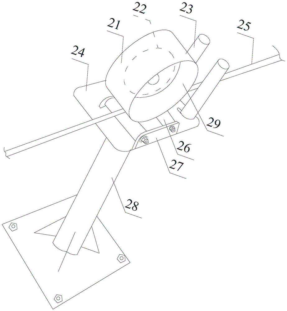 Auxiliary mechanism of wire drawing machine