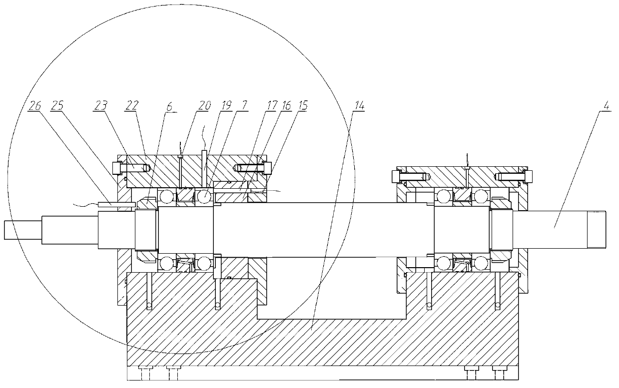 Strong-generality comprehensive experiment table for testing dynamic and static properties of spindle system