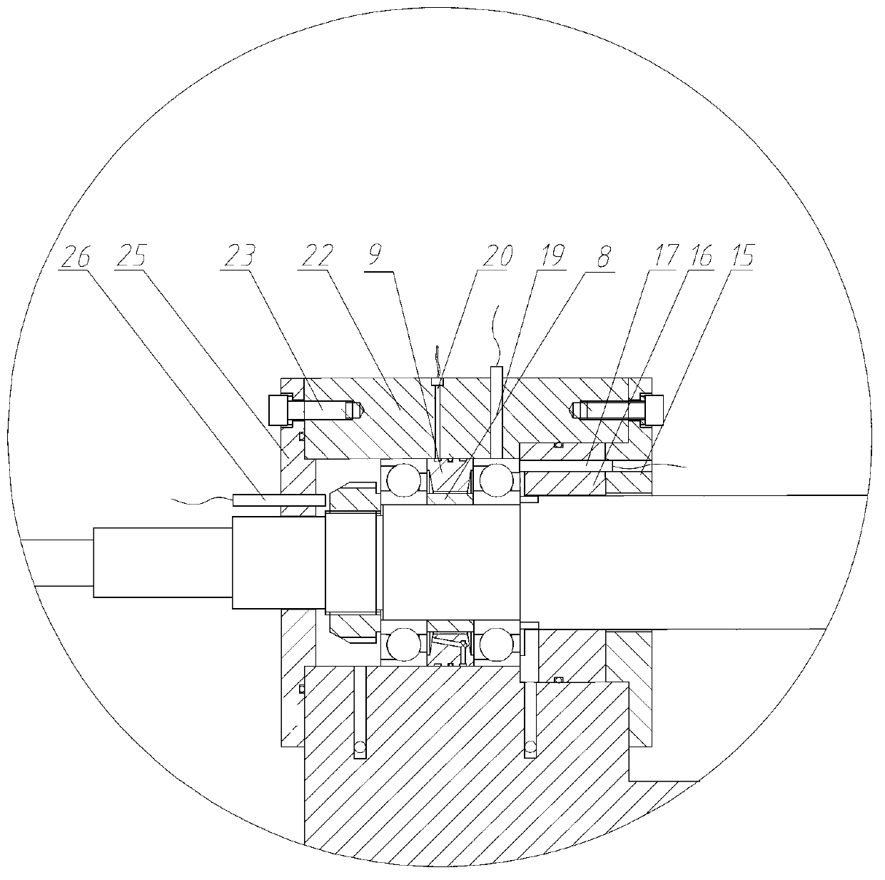 Strong-generality comprehensive experiment table for testing dynamic and static properties of spindle system