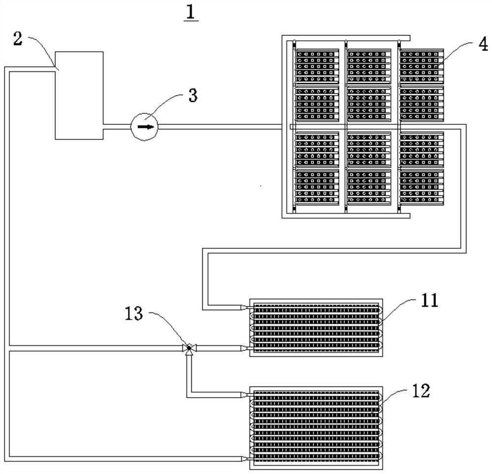 A heat treatment device for a battery pack and a manufacturing method of a phase change material