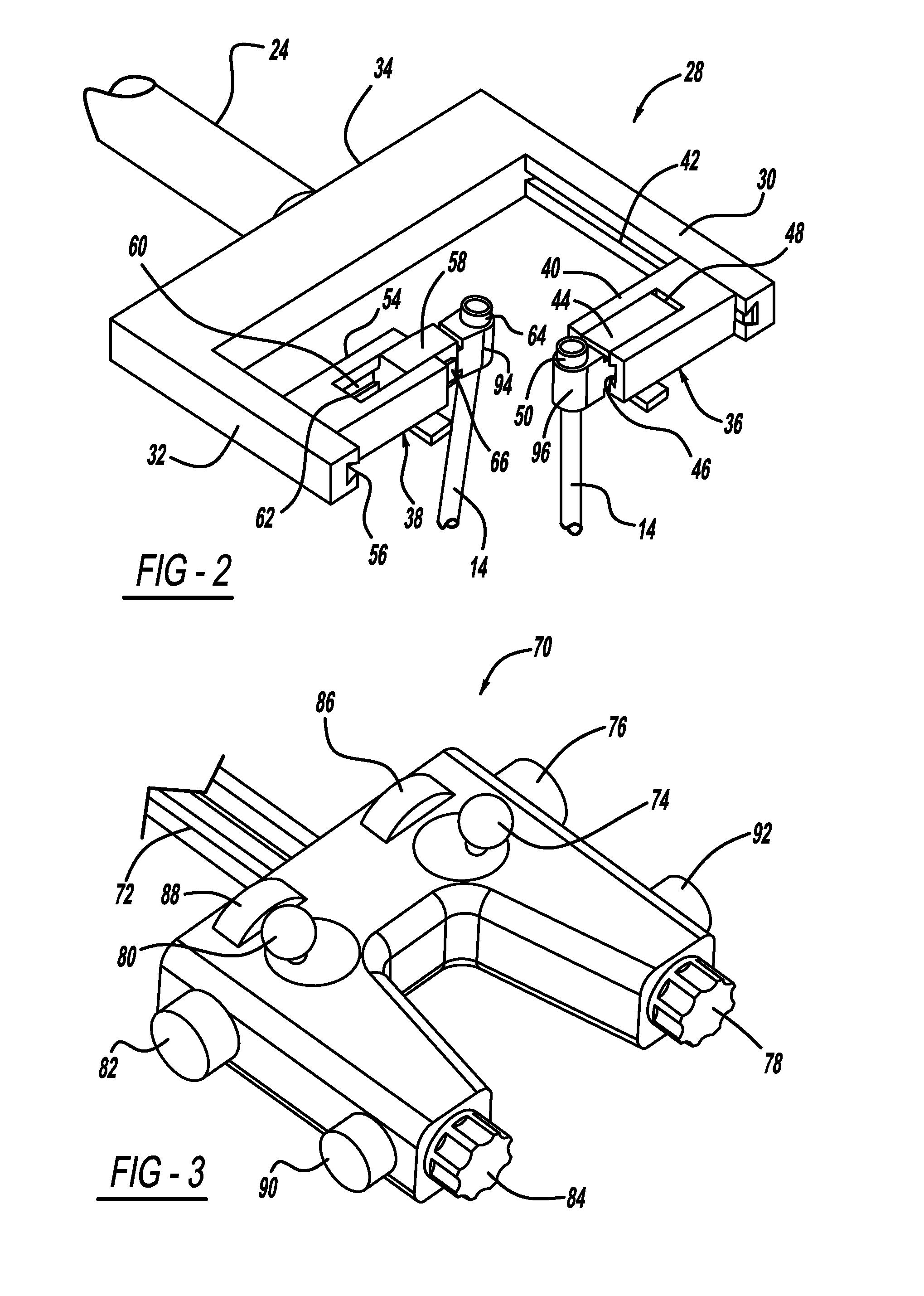 Robotic surgical device implant system