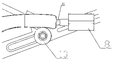 Parking brake durability test device