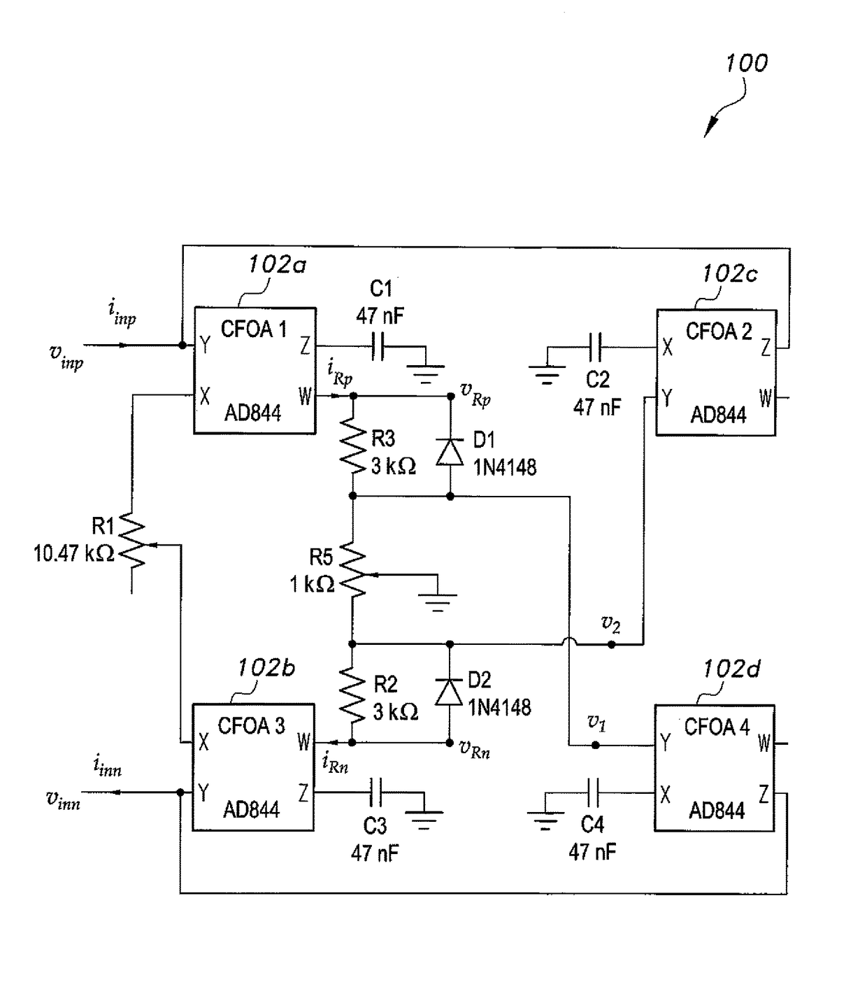 Floating memristor emulator