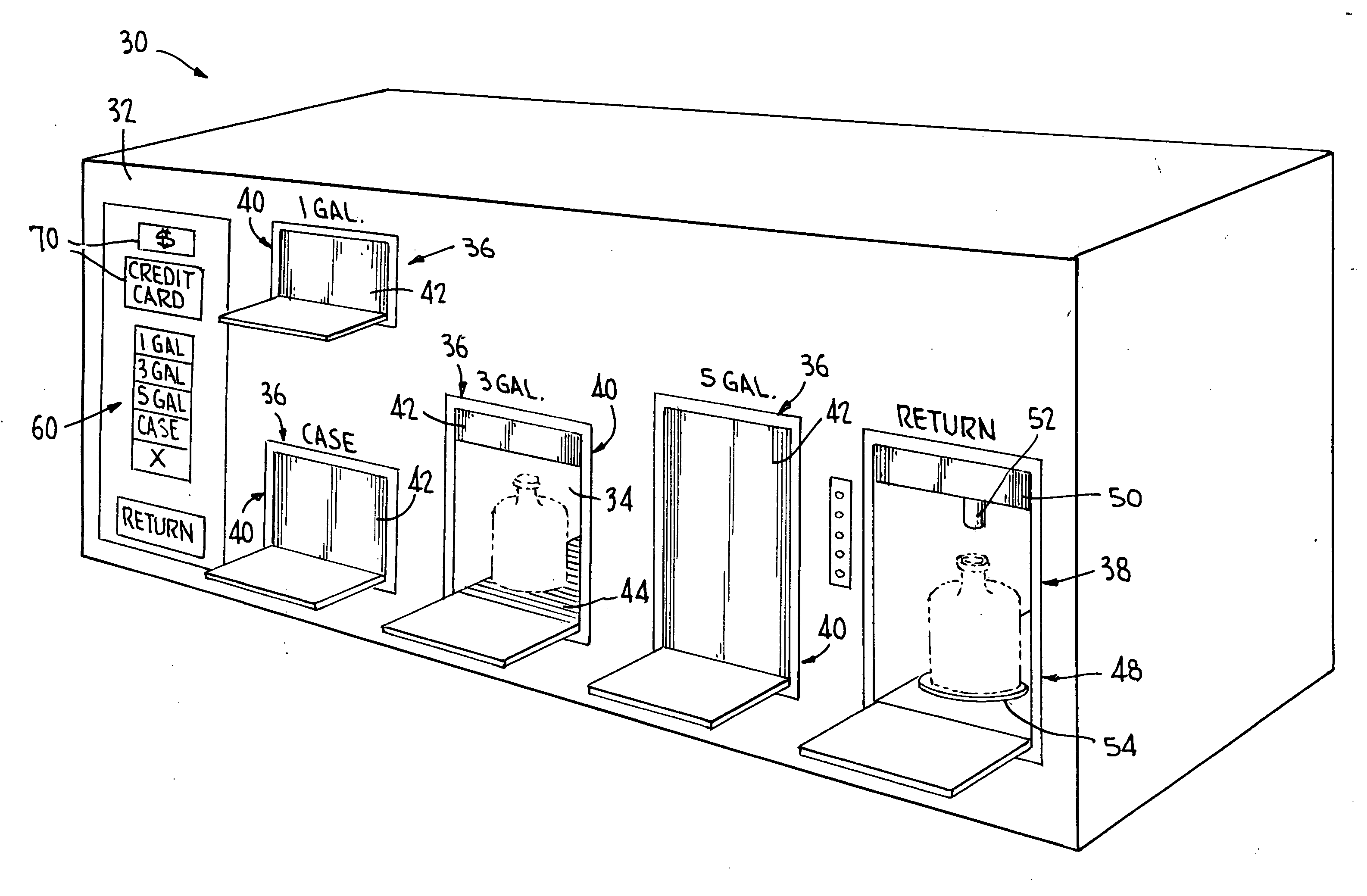 Dispensing apparatus system and method