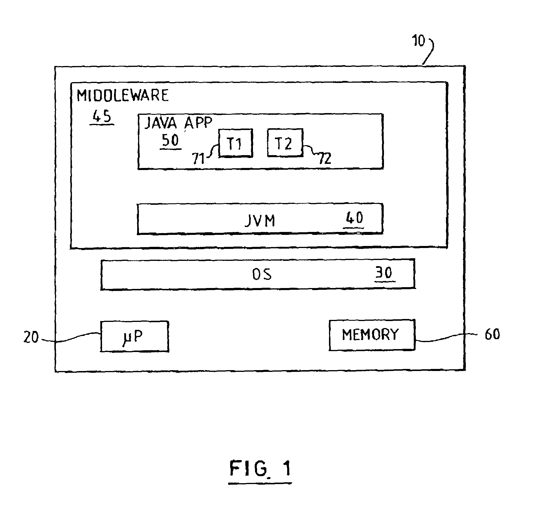 Method and apparatus for suspending a software virtual machine