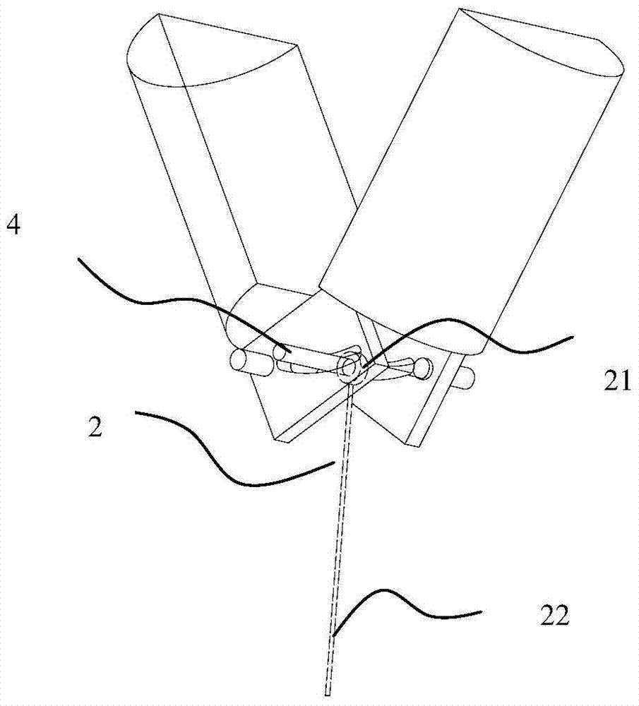 A bronchoscopic electrocoagulation probe