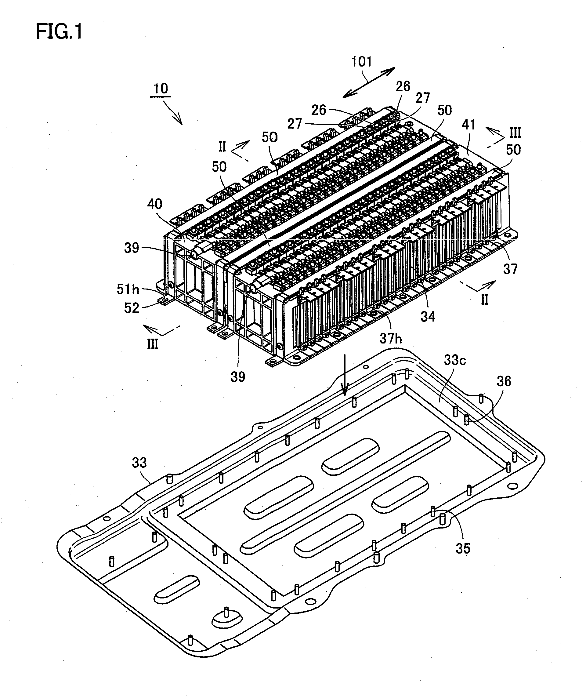 Battery pack structure