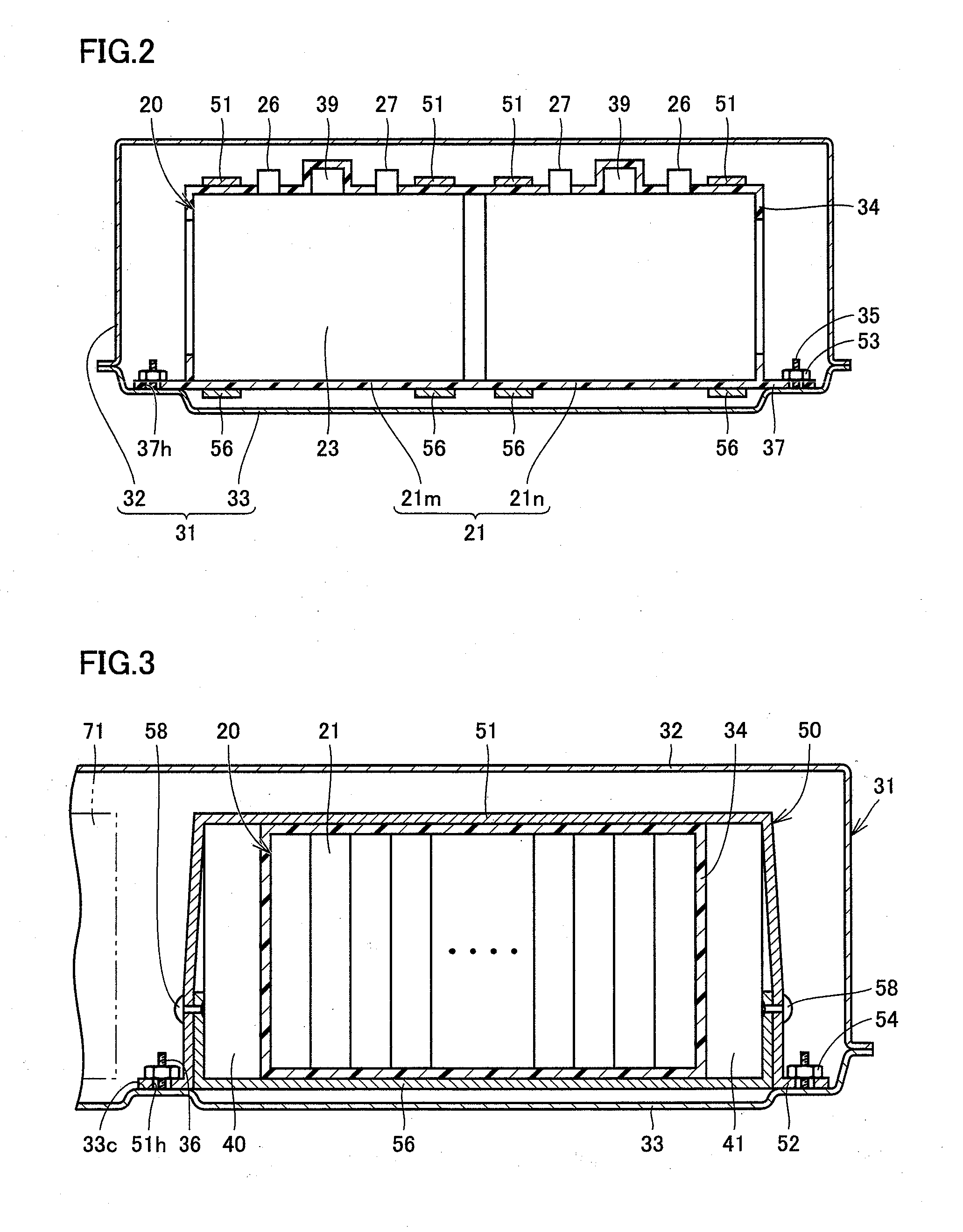 Battery pack structure