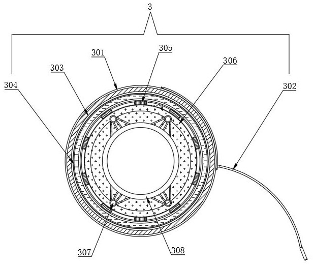 Oil pipe protection device