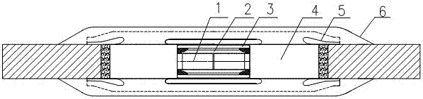 Novel intermediate joint based on cable chilling contraction