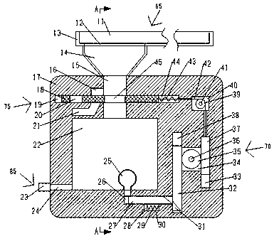 Ecological rainwater storage system achieving automatic flow distributing