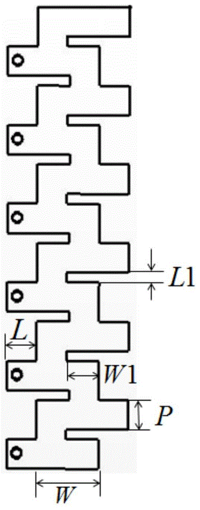 An electromagnetic soft surface structure and its construction method