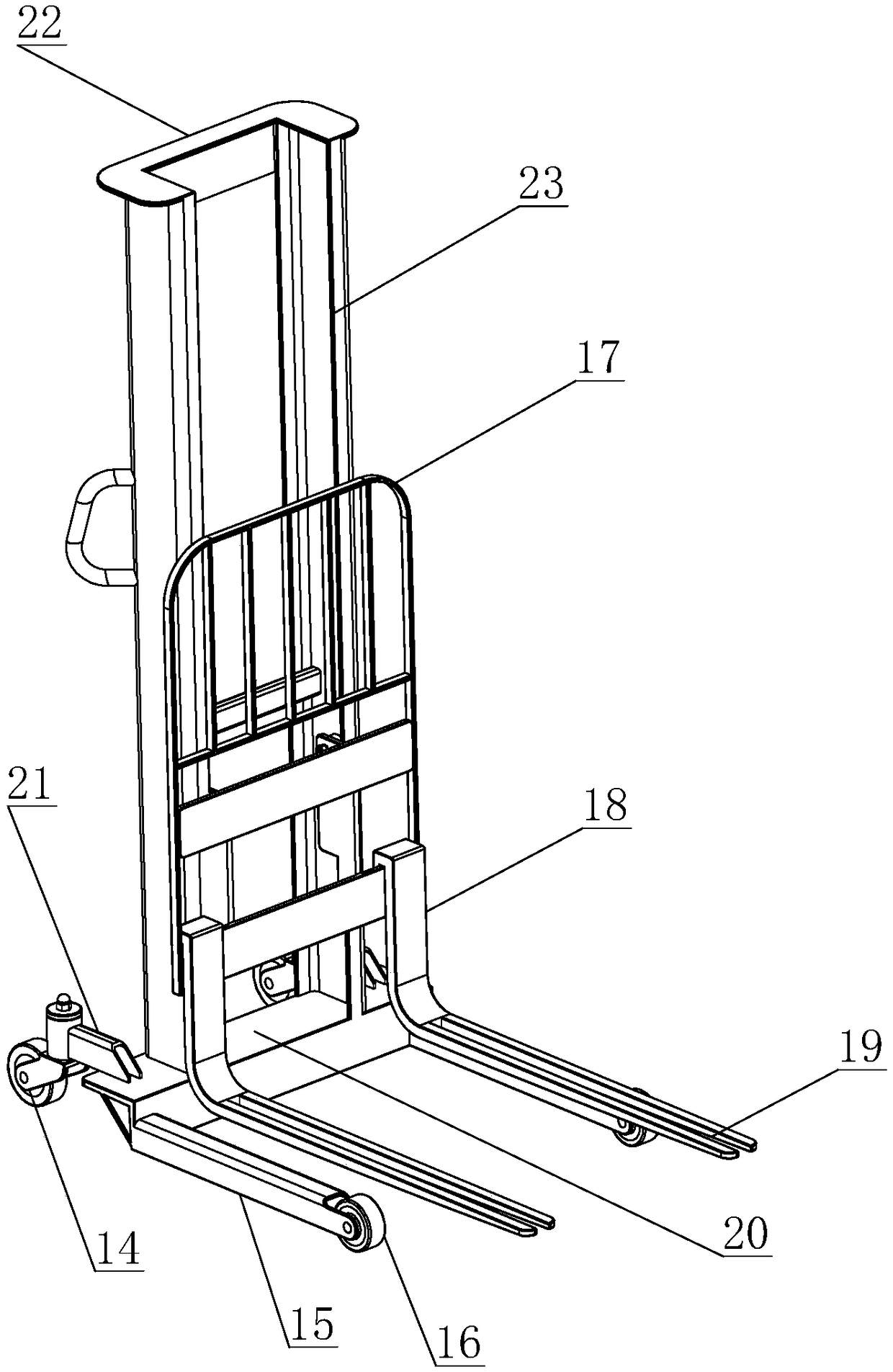 Ceramic tile carrying device for construction site