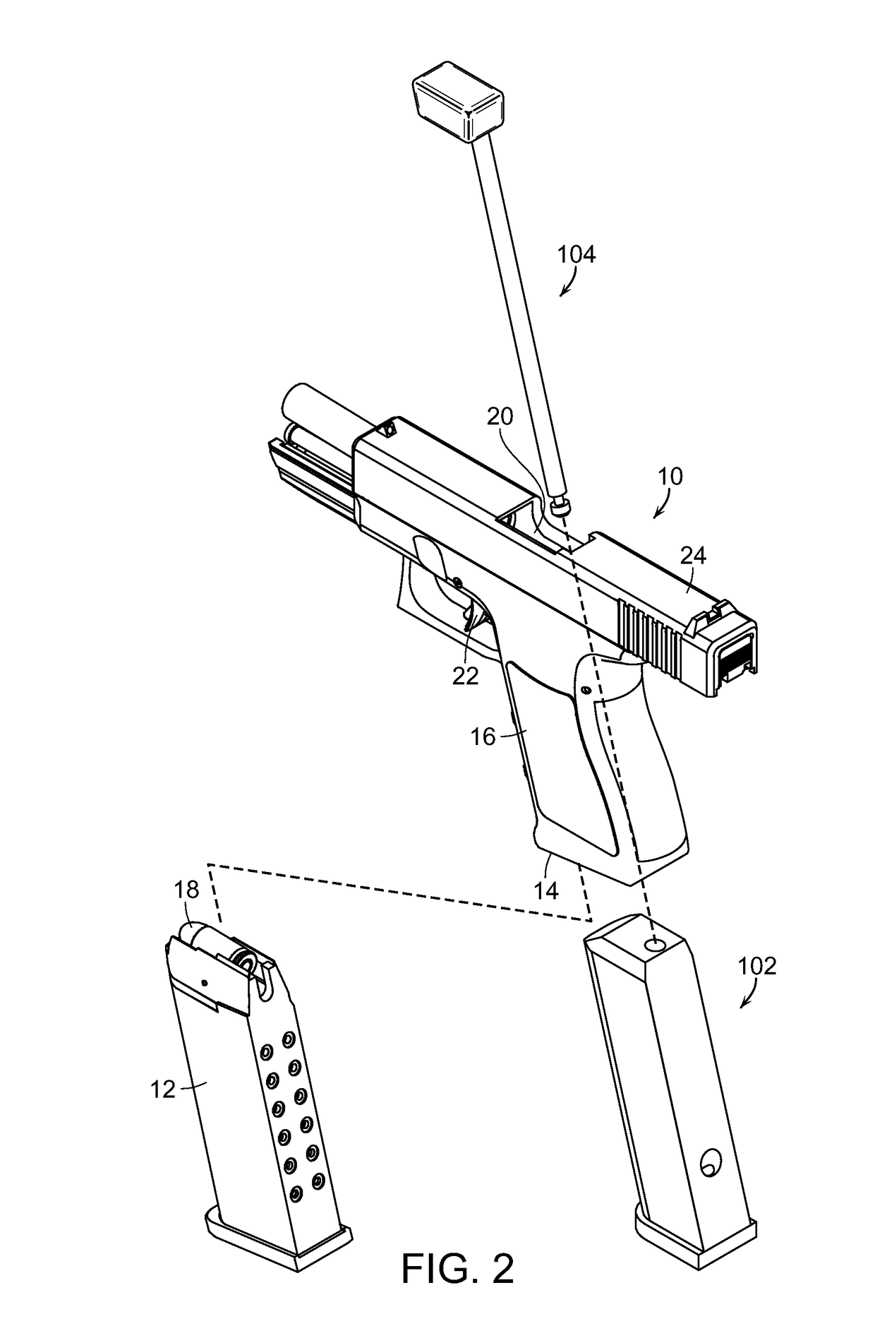 Gun locking device