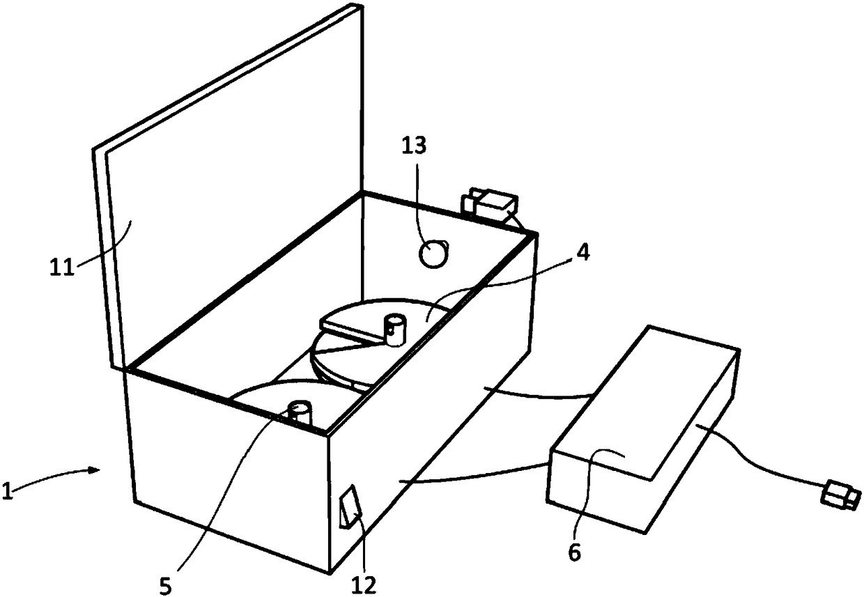 Color and heat absorption efficiency experimental instrument