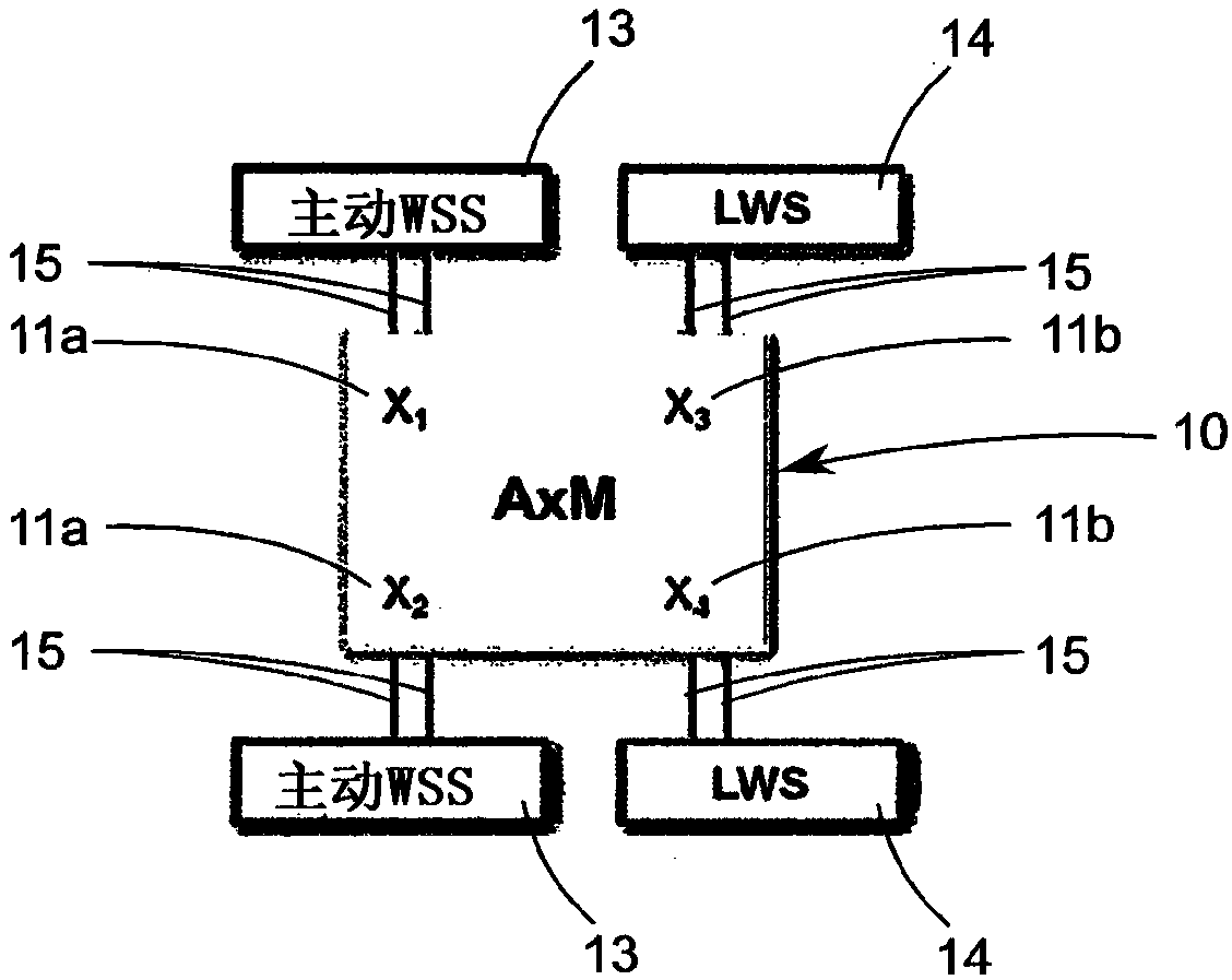 Open-loop control unit, axle modulator and braking system