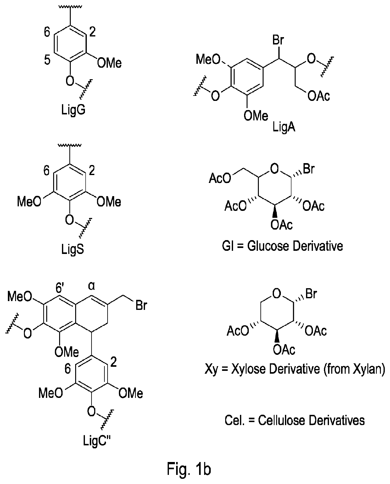 Modified lignin and separation methods