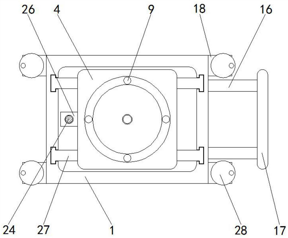 Intelligently-adjustable display supporting table for construction cost and adjusting method of intelligently-adjusted display supporting table