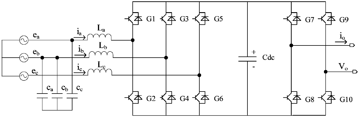 Suppression method for bus voltage fluctuation in high-voltage frequency converter